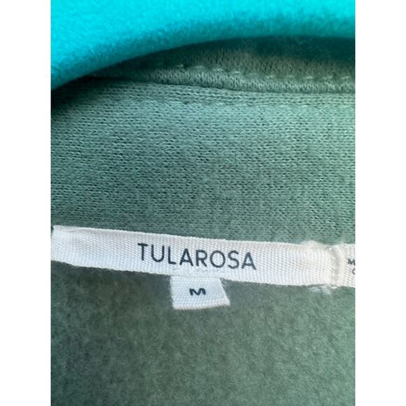 Revolve Tularosa Button Up Shirt Jacket Shacket Oversized Teal Fleece Lined Sz M - Picture 9 of 13